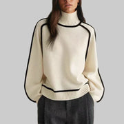 Alexandra – Eleganter weicher Rollkragenpullover für Damen – Ansicht 3