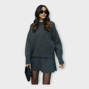 Marek – Strick-Set für Damen mit Bluse und Rock