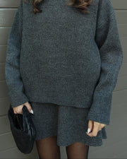 Lara – Gestricktes Herbstset für Damen mit Pullover und Rock – Ansicht 21