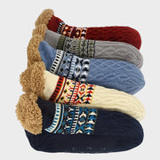 Gestrickte Damen-Hausschuhe Julia mit Fleecefutter – Ansicht 9