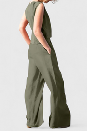 Ärmelloses Vintage-Sommer-Set Yvanne für Damen – Ansicht 12