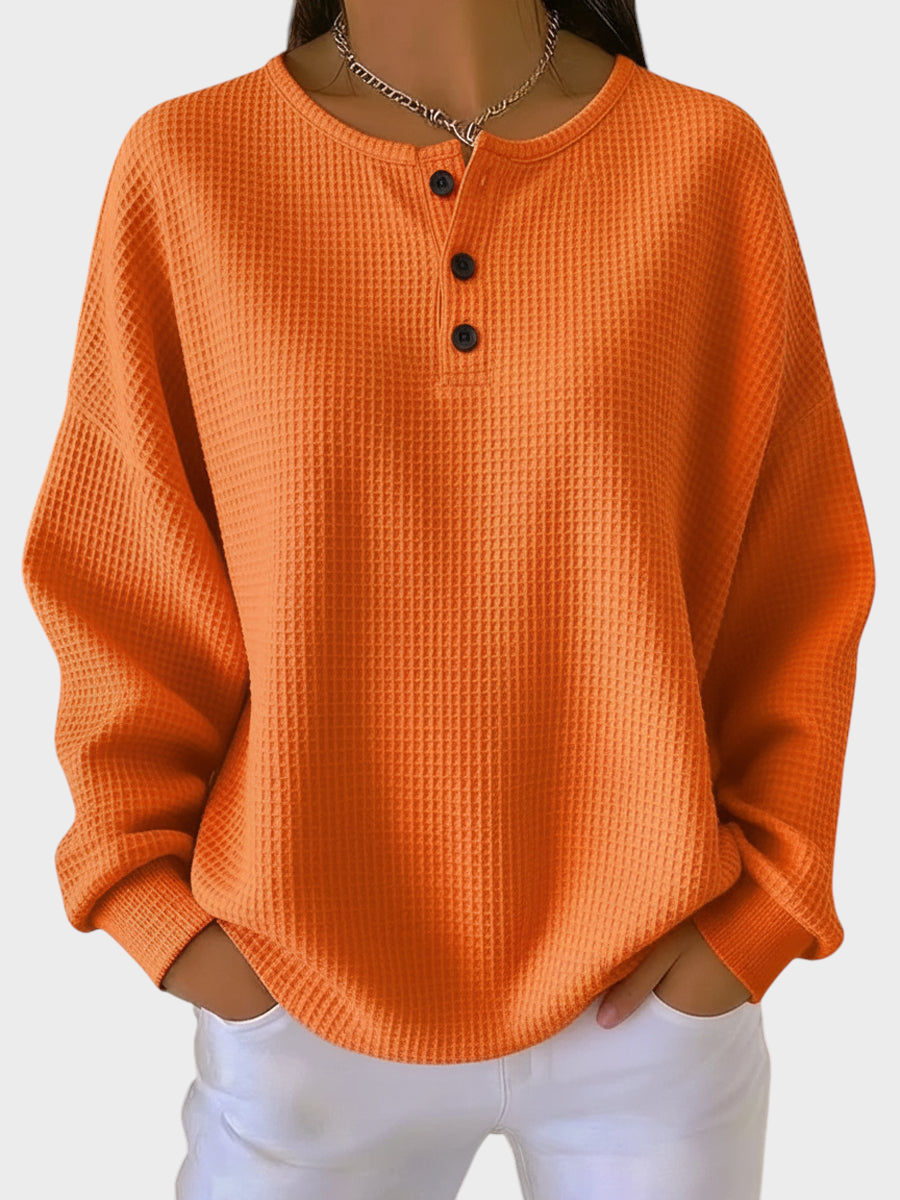 Anne – Lockere Bluse für Damen mit Kragen