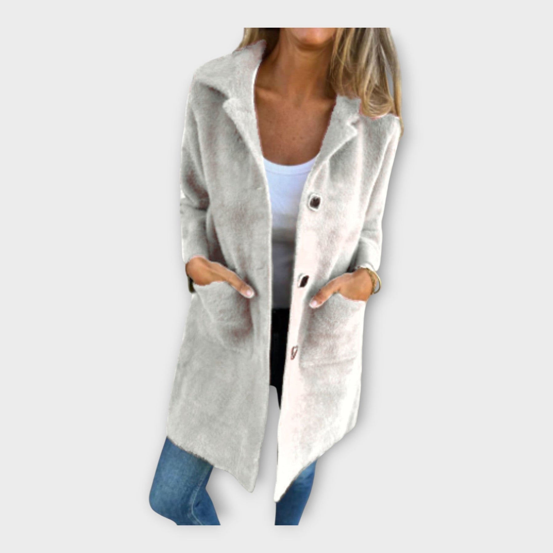 Marce – Eleganter Wollmantel für Damen – Ansicht 7