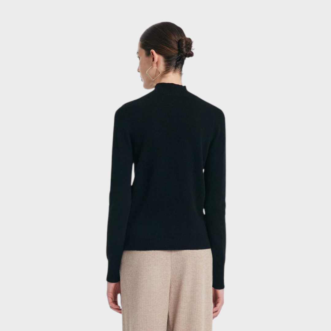 Divine – Kaschmir-Rollkragenpullover für Damen – Ansicht 10