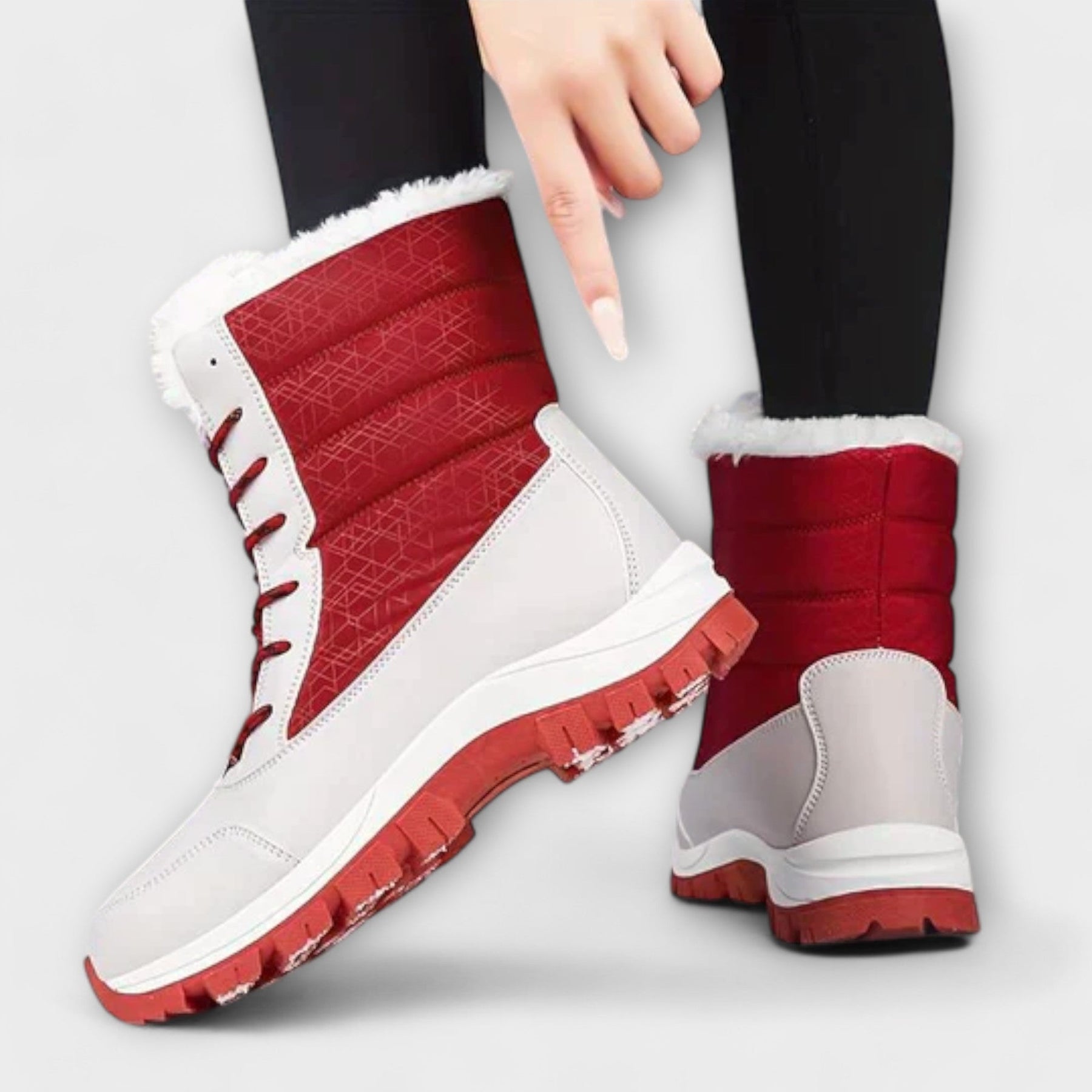 Wasserdichte Winterstiefel für Damen mit warmem Futter – Ansicht 5
