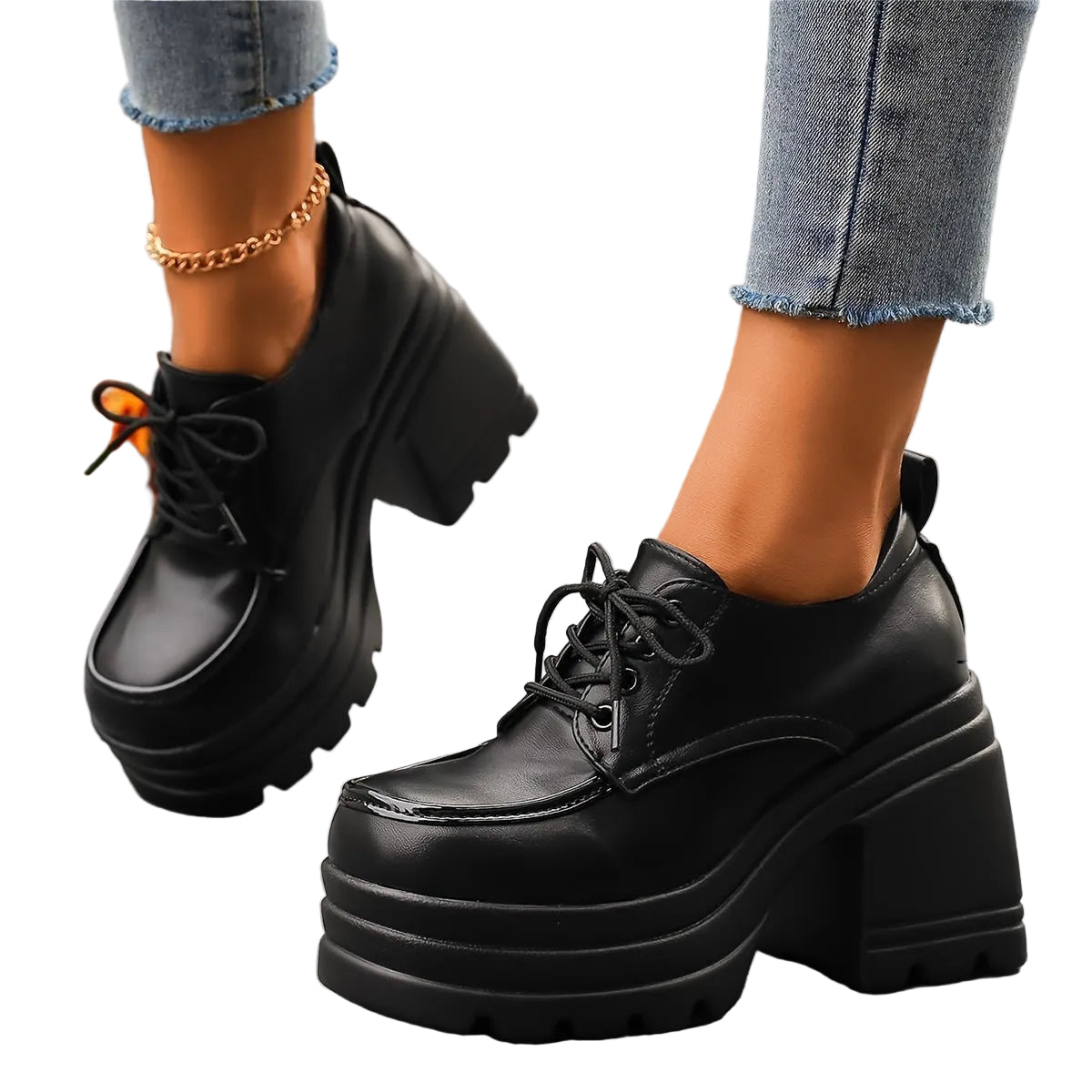 Damen-Oxford-Plateauschuhe Vivienne – Ansicht 6