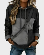 Sansa – Damen-Hoodie mit kontrastierendem Colorblock-Design