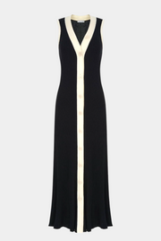 Brielle – Ärmelloses Strickkleid für Damen mit V-Ausschnitt – Ansicht 8