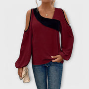 Damenbluse Scarlett mit eckigem Ausschnitt – Ansicht 6