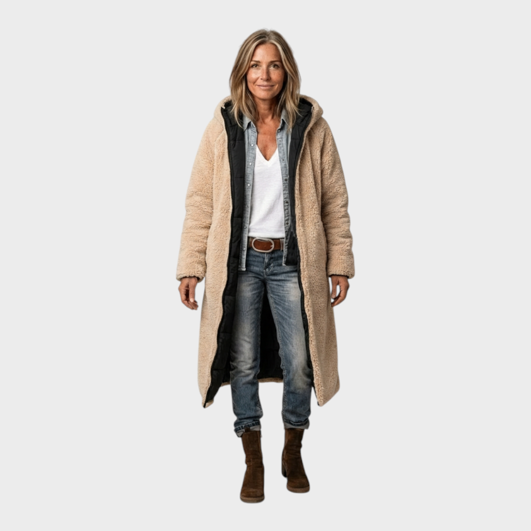 Gloria – Eleganter wendbarer Damenmantel – Ansicht 6