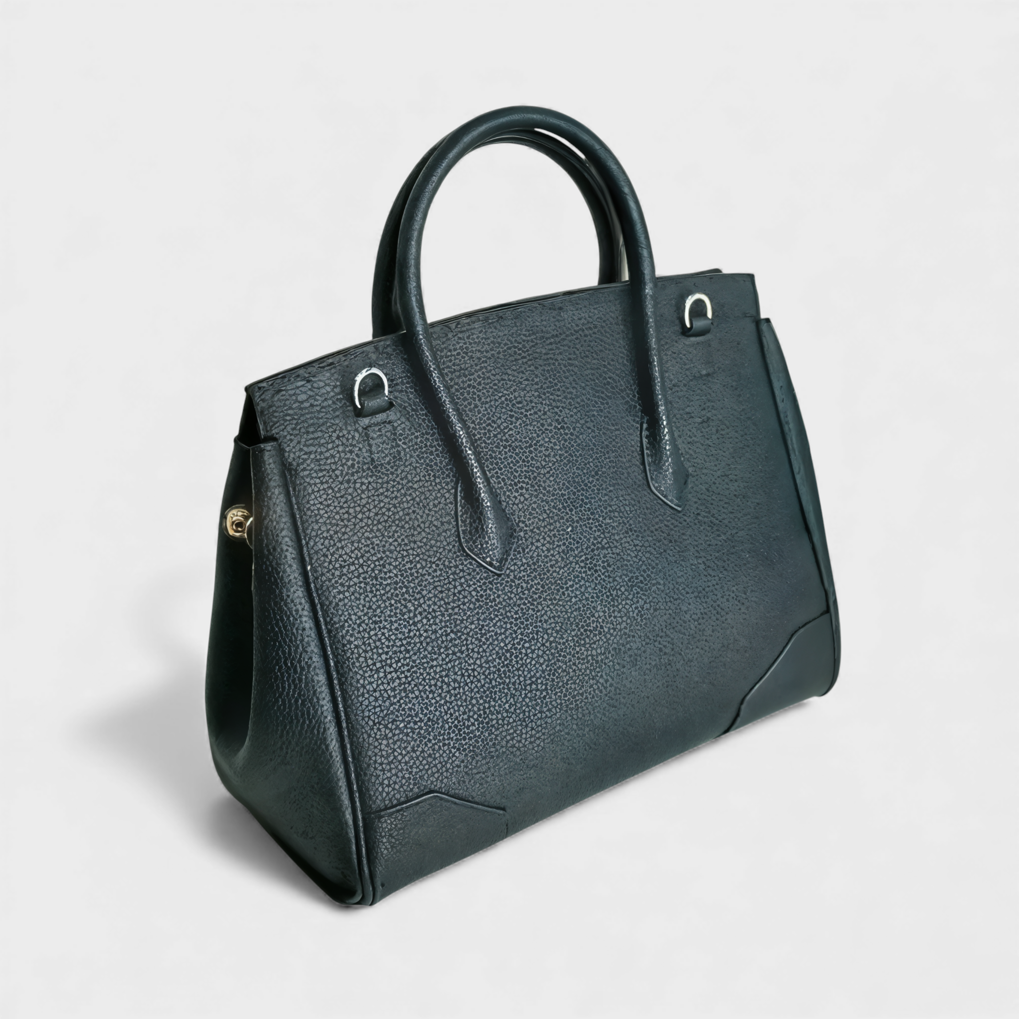 Petrina | Schwarze Holztasche