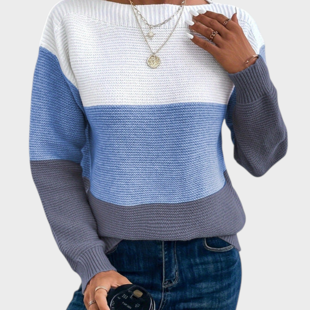 Fenella | Ombré-Stricktop mit Bauchnabelabdeckung