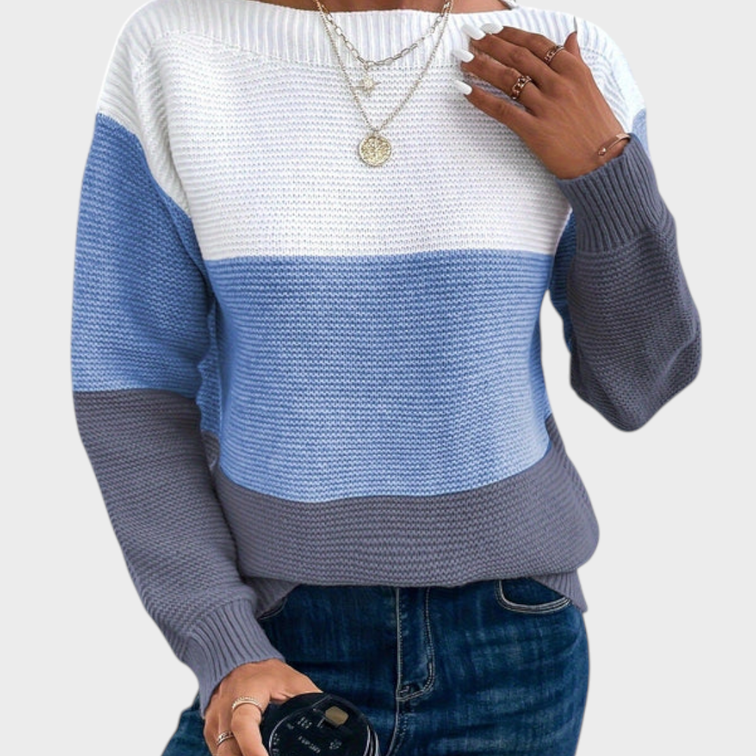 Fenella – Ombré-Stricktop für Damen – Ansicht 3