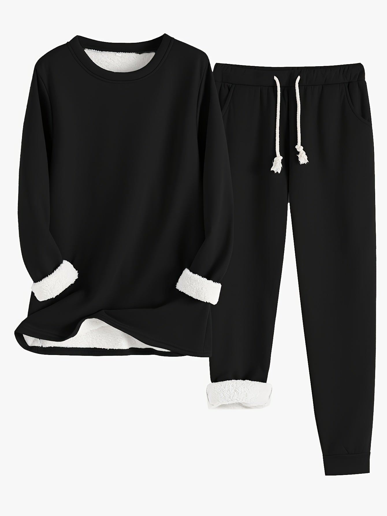 Noellee – Bequemes Damen-Lounge-Set mit Pullover und Jogginghose – Ansicht 4