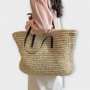 Rome – Gewebte Strohtasche für Damen – Ansicht 8