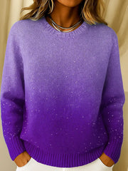 Damen-Stricktop Charice mit Satin-Farbverlauf – Ansicht 2