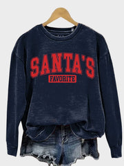 Shana – Damen-Sweatshirt mit Weihnachtsmuster – Ansicht 4