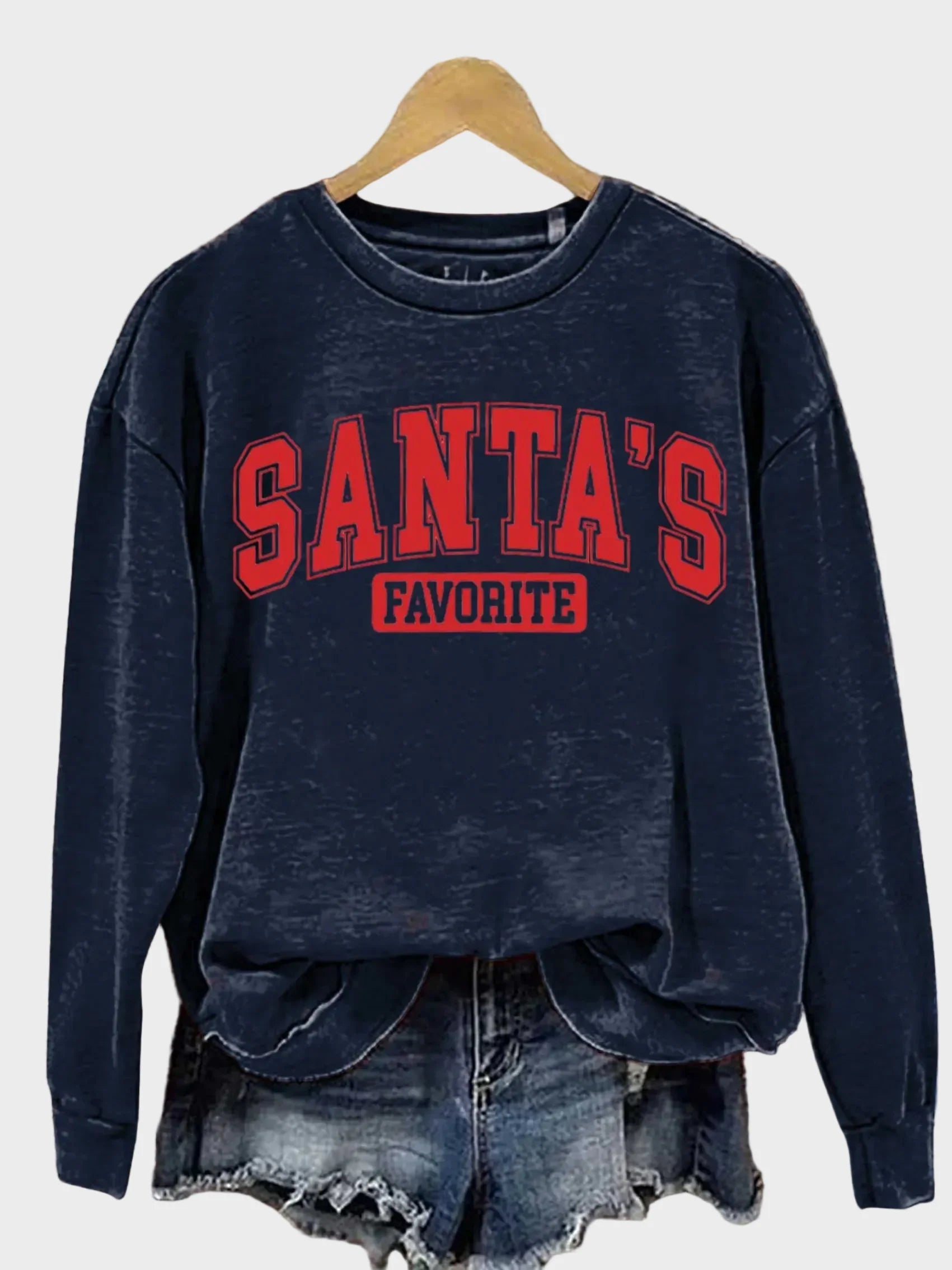 Shana – Damen-Sweatshirt mit Weihnachtsmuster – Ansicht 4