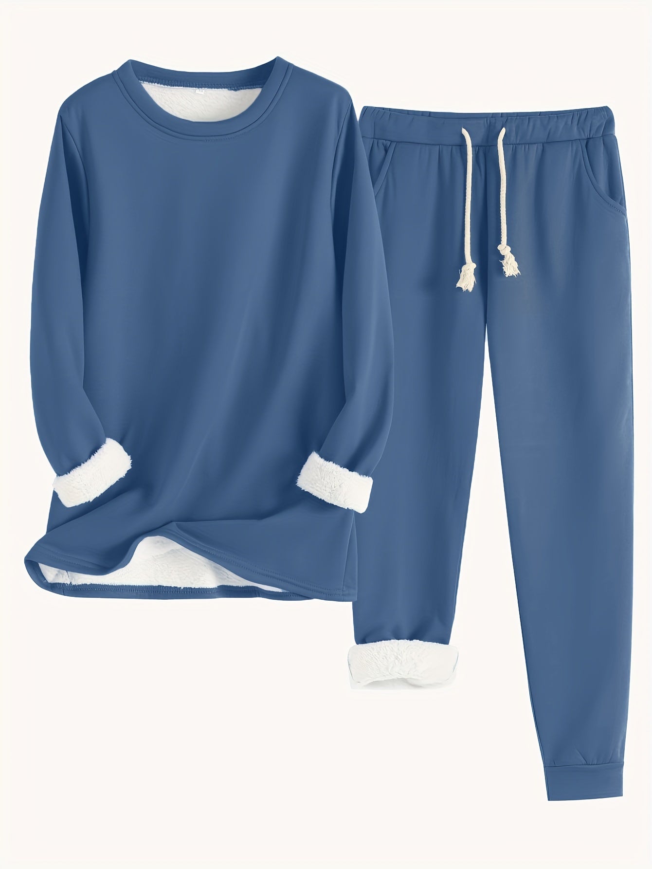 Noellee – Bequemes Damen-Lounge-Set mit Pullover und Jogginghose – Ansicht 14