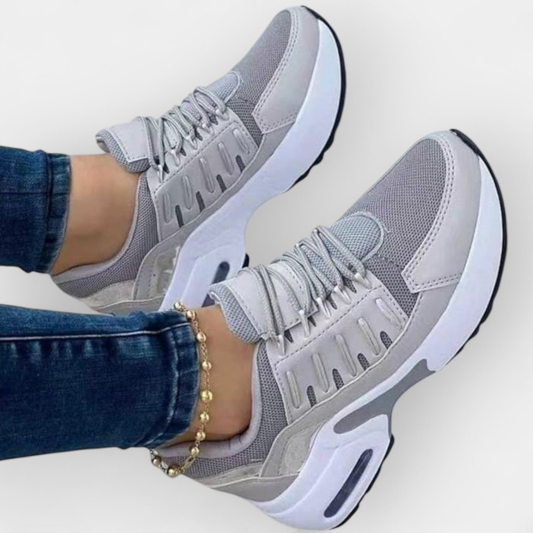 Bequeme Wanderschuhe für Damen mit ergonomischer Sohle – Ansicht 2