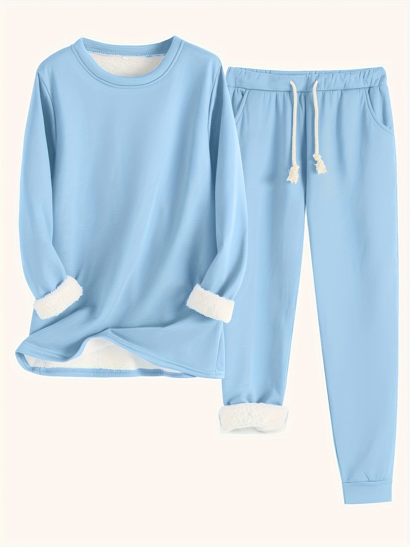 Noellee – Bequemes Damen-Lounge-Set mit Pullover und Jogginghose – Ansicht 12