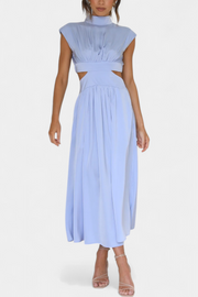 Jocelyn – Kleid-Set für Damen mit hohem Ausschnitt und Seitenschlitz – Ansicht 13