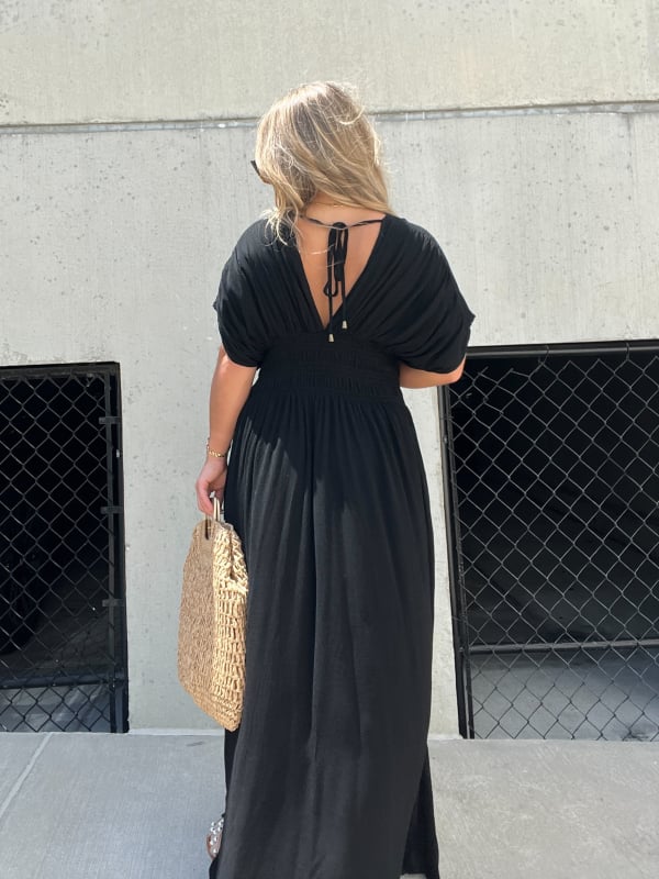 Waltraud | Zweiteiliges Damen-Set mit V-Ausschnitt und weiter Hose