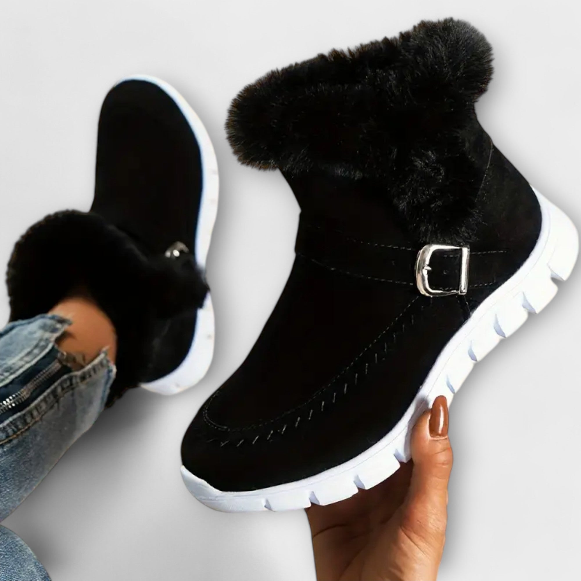Chelsea-Boots mit warmem Futter