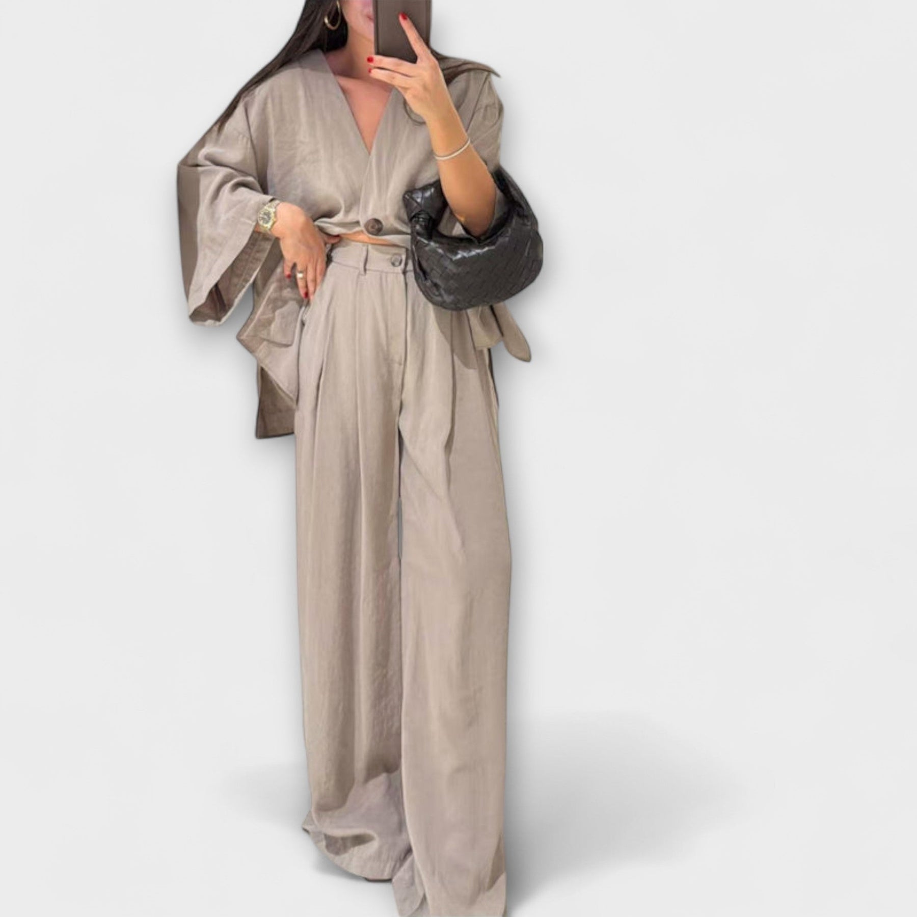 Damen-Freizeitset Jacqueline mit Top und Hose – Ansicht 5