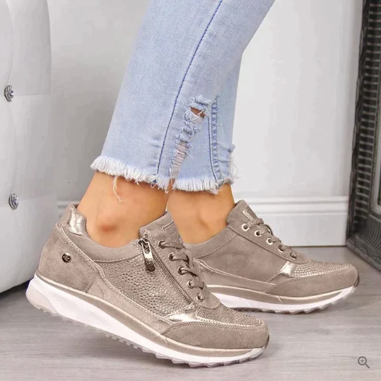 Orthopädische Damen-Sneaker Beatrice mit weicher Sohle – Ansicht 4