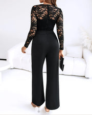 Julienne – Langärmeliger Damen-Jumpsuit mit Rückenreißverschluss – Ansicht 9