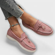 Klassische Damen-Loafer Gamila in Beige – Ansicht 4