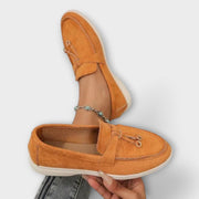 Klassische Damen-Loafer Gamila in Beige – Ansicht 7