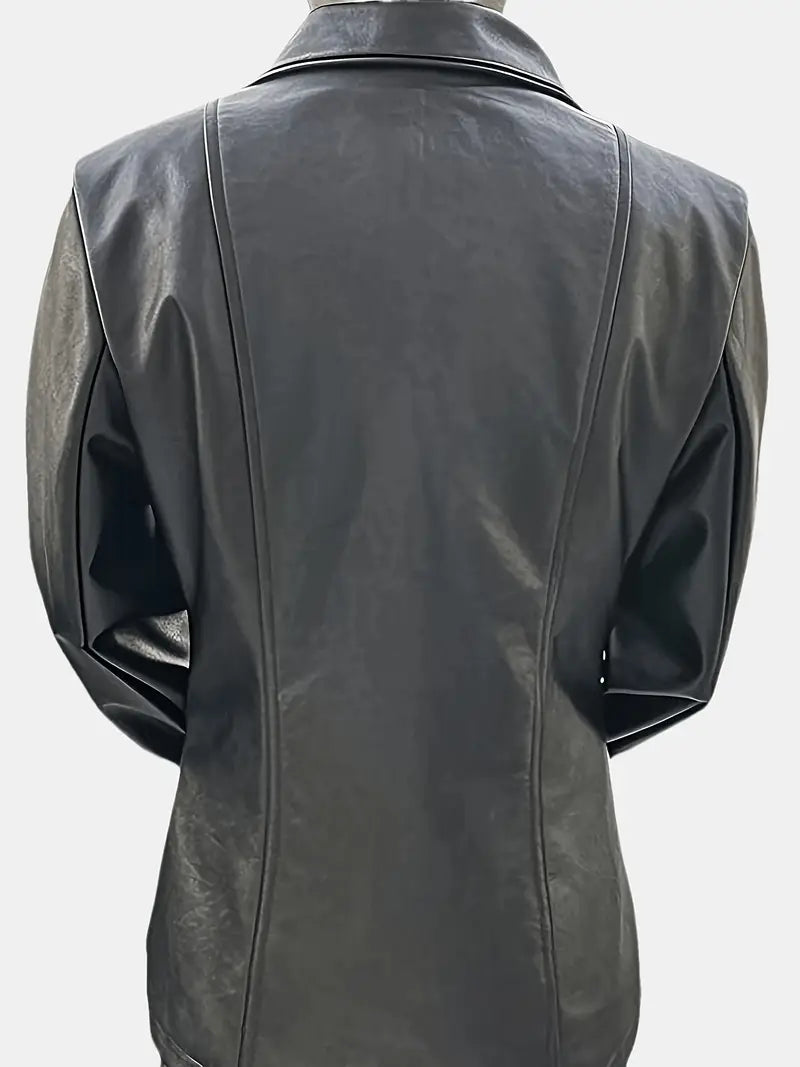 Adelina – Lässige Button-Down-Jacke für Damen – Ansicht 3