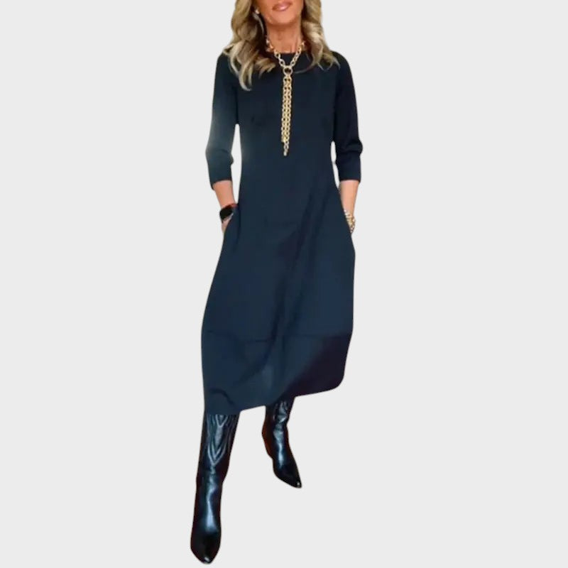 Selvienne – Ärmelloses Damenkleid in A-Linie für den Alltag – Ansicht 6