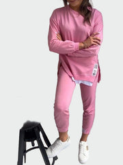 Zweifarbiges Damen-Set mit Top und Hose – Ansicht 7