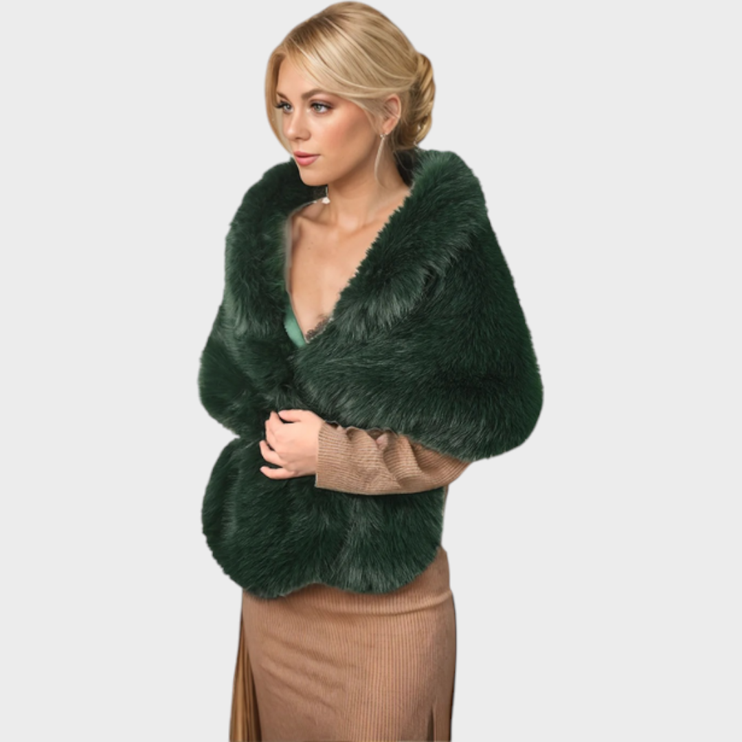 Sophronia | Luxuriöse Kunstpelzjacke