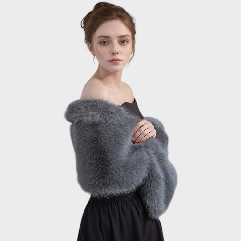Sophronia | Luxuriöse Kunstpelzjacke