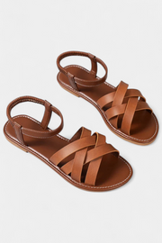 Flache Damen-Sandalen Romee mit Riemen – Ansicht 7
