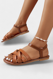 Flache Damen-Sandalen Romee mit Riemen – Ansicht 12