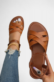 Flache Damen-Sandalen Romee mit Riemen – Ansicht 9