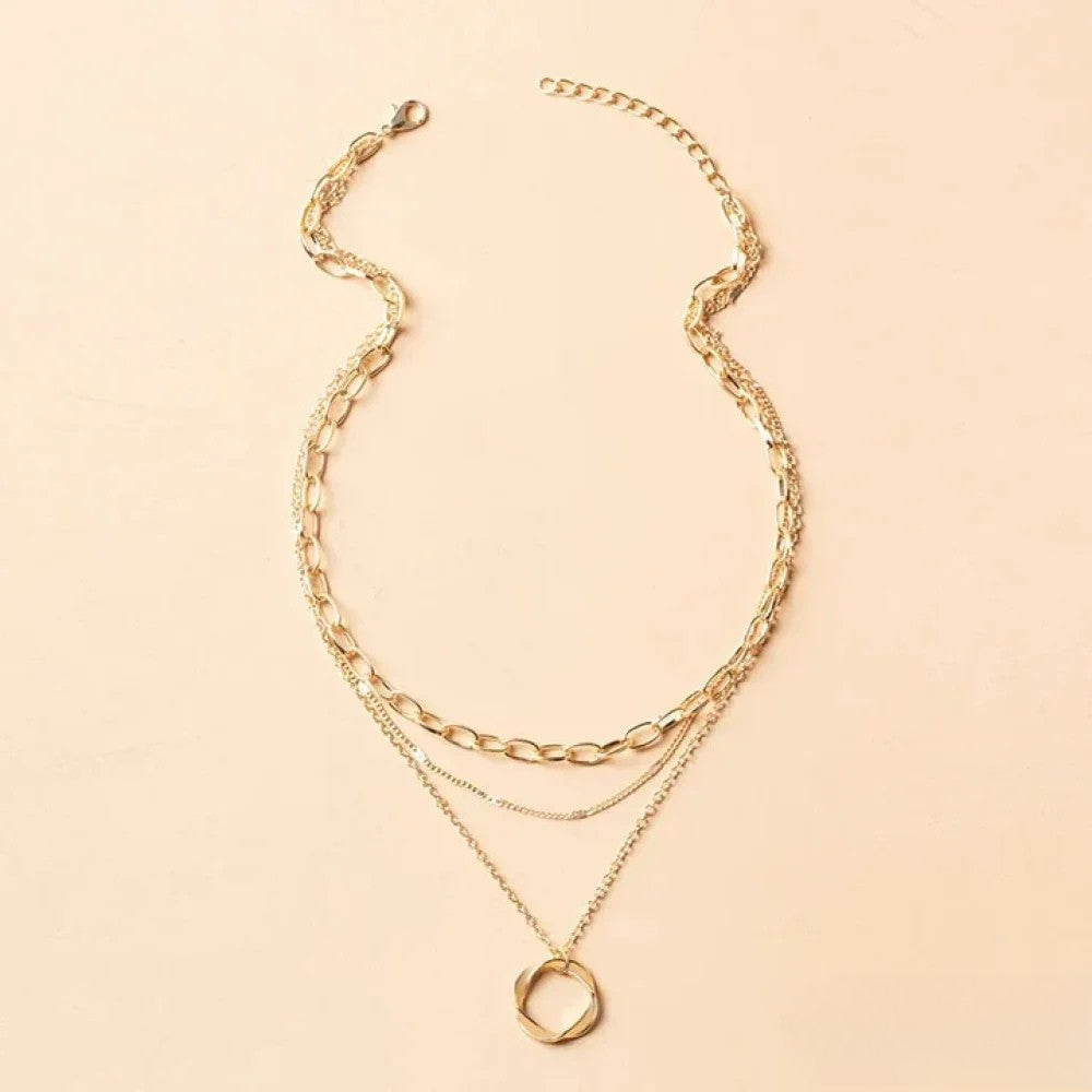 Retro-Gold-Kappe mit Kragen