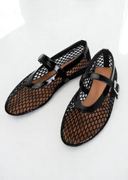 Damen-Ballerinas Luna aus Mesh – Ansicht 2