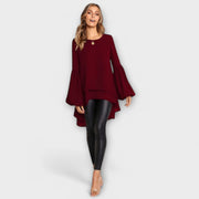 Frühlingsbluse Aria für Damen mit Rundhalsausschnitt – Ansicht 7