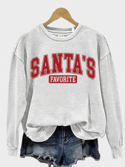 Shana – Damen-Sweatshirt mit Weihnachtsmuster – Ansicht 2