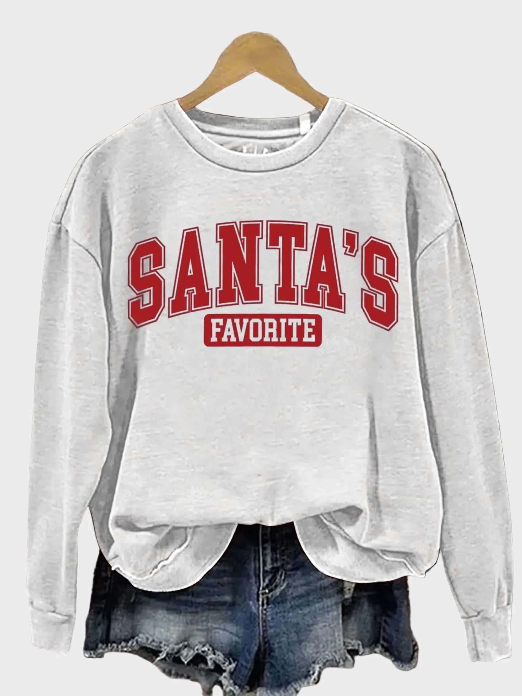 Shana – Damen-Sweatshirt mit Weihnachtsmuster – Ansicht 2