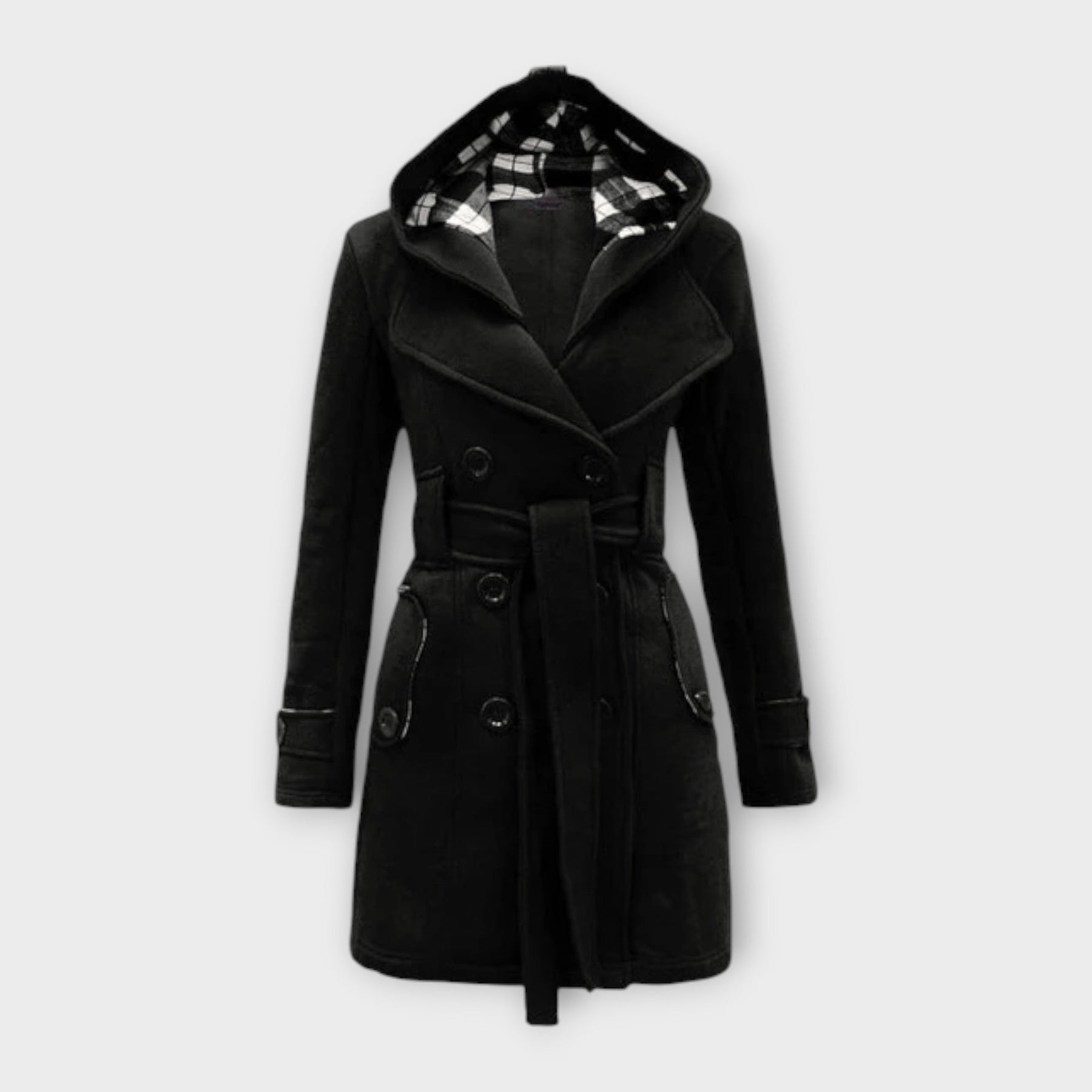 Evelyn – Warmer Wintermantel für Damen – Ansicht 7