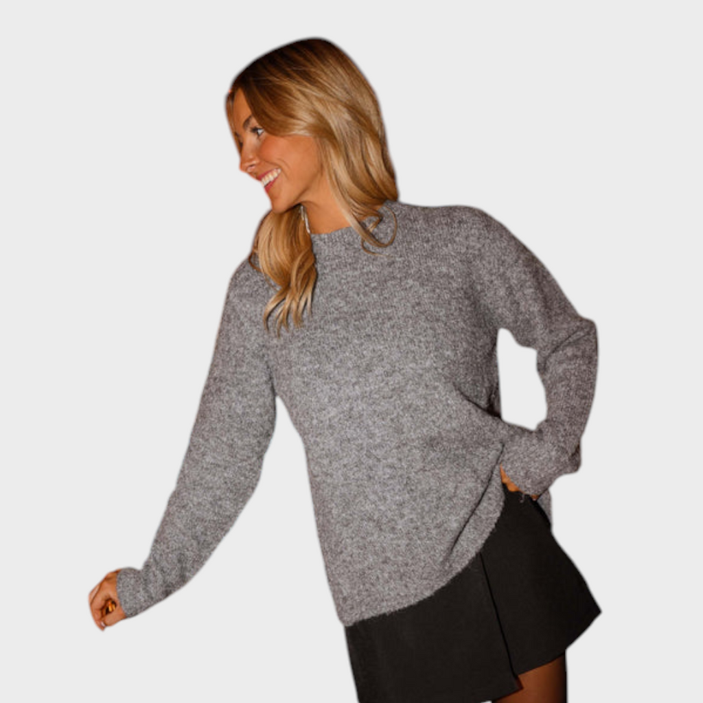 Sheila | Grauer Numa-Pullover