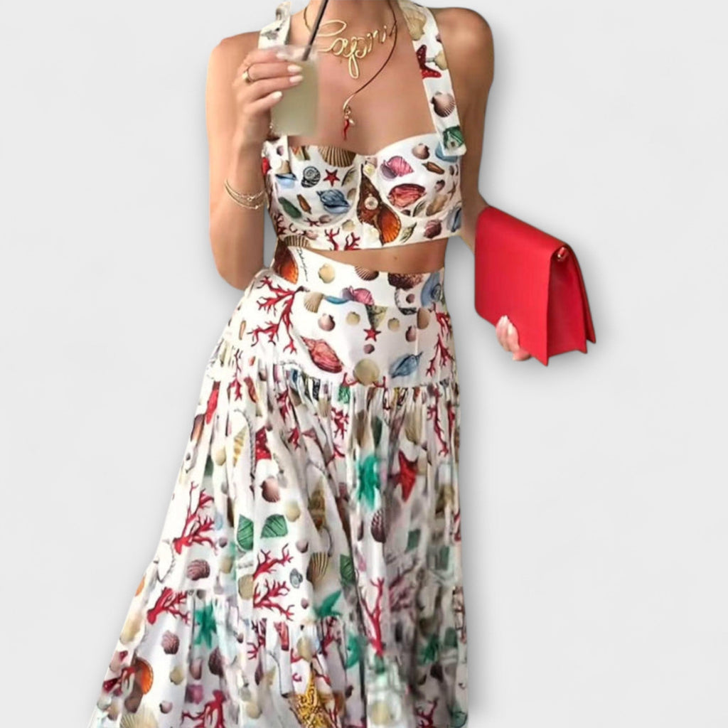 Heather – Elegantes 2-teiliges Rock-Set