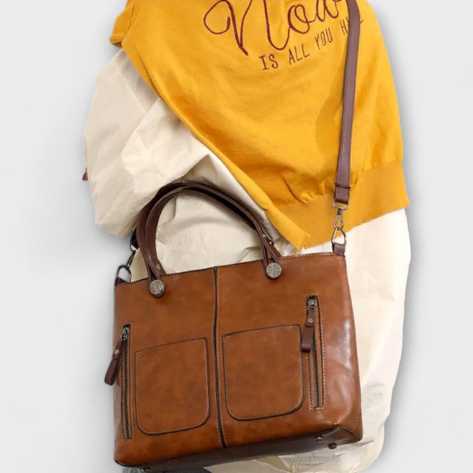 Eline – Elegante Ledertasche für Damen – Ansicht 5